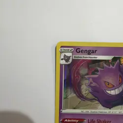 POKEMON GENGAR 085/202 HOLO RARE SWORD & SHIELD NM NEAR MINT - Image 3