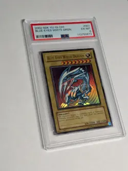 Yugioh Blue Eyes White Dragon SDK-001 PSA 6 EX-MT Ultra Rare - Image 2