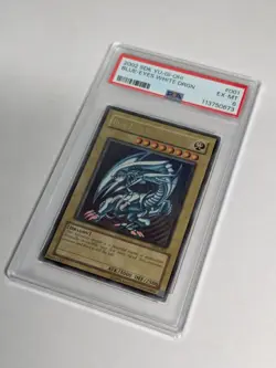 Yugioh Blue Eyes White Dragon SDK-001 PSA 6 EX-MT Ultra Rare - Image 3