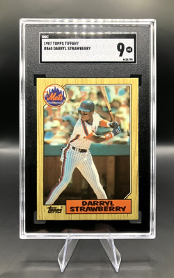 1987 Topps - Darryl Strawberry #460 Tiffany - New York Mets - SGC 9 - Image 1
