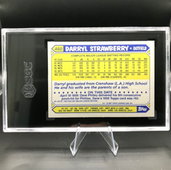 1987 Topps - Darryl Strawberry #460 Tiffany - New York Mets - SGC 9 - Image 2