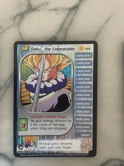 Goku The Unbeatable Gohan The Winner Goku (135) Dragon Ball Z Score Cards - Image 3