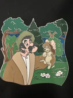 Disney WDI The Fox And The Hound LE Pin 2021 Amos Slade And Copper - Image 2