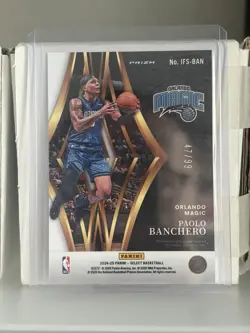 Paolo Banchero 2024-25 Select In Flight Signatures Auto Red /99 SP Magic - Image 2