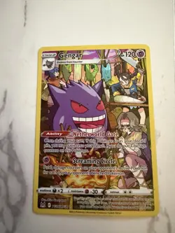 Pokemon TCG Gengar TG06/TG30 Swsh11: Lost Origin Trainer Gallery Holo Card - Image 1