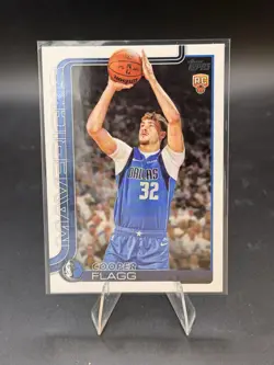 2025-26 Topps Cooper Flagg Flagship Basketball Rookie Base Card #201 + Bonus! - Image 1