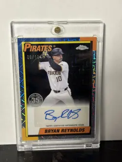 Bryan Reynolds Auto /10 2025 Topps Chrome 1990 Topps Insert SSP Pirates 🔥 - Image 1
