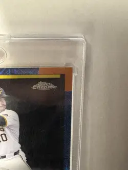 Bryan Reynolds Auto /10 2025 Topps Chrome 1990 Topps Insert SSP Pirates 🔥 - Image 3