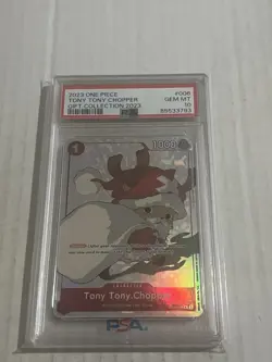 2023 One Piece Gift Collection Tony Tony Chopper 006 Alt Art PSA 10 English - Image 1