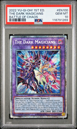 PSA 10 The Dark Magicians BACH-EN100 Starlight Rare 1st Edition 2022 YUGIOH - Image 1
