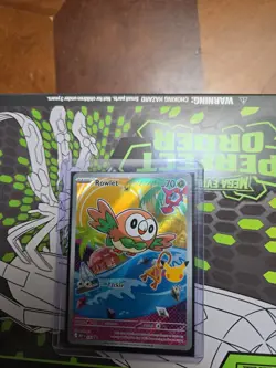 Pokemon TCG: Rowlet MEP043 First Partner Illustration Promo 30th Anniversary -NM - Image 2