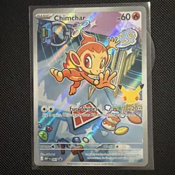 2026 Pokemon TCG 30th Anniversary First Partner Black Star Promo Chimchar 041 - Image 1