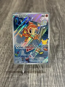 Pokemon TCG - Chimchar - First Partner Illustration Promo 041 30th Anniversary - Image 1