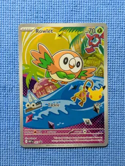 Rowlet MEP 043 -First Partner Promo 30th Anniversary Pokemon TCG - Mint - Image 2