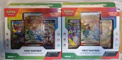 Pokemon TCG First Partner Illustration Collection 30th Anniversary Sealed x2 - Image 1
