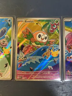 Pokemon TCG First Partner 30th Anniversary Promos 7th Gen Starter 043/044/045 - Image 3