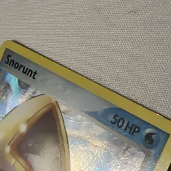 Pokemon Card - Snorunt Emerald 64/106 Common Reverse Holo Stamped H2 Small Creas - Image 3