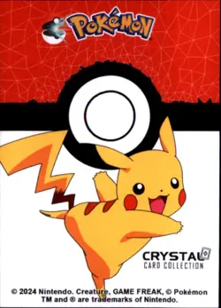 Pokemon Crystal Card Collection Set #123 Scyther Cracked Ice Holo Foil - Image 2