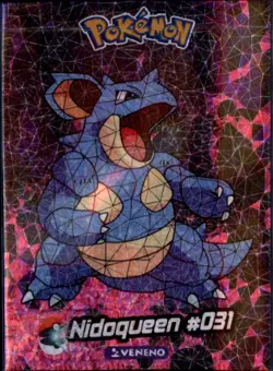 Pokemon Crystal Card Collection Set #031 Nidoqueen Special Holo Chase - Image 1