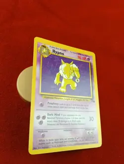 Pokemon TCG Hypno 23/62 Fossil Set Rare Unlimited Card Wizards 1999 LP/NM Condit - Image 4