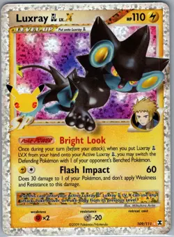 Luxray GL LV.X 109/111 Celebrations: Classic Collection - Pokemon Card - NM - Image 1
