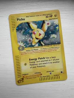 Pokemon Pichu Holo Card 22/165 Expedition Base Set, Great Condition - Image 2