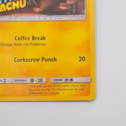 Pokemon Card Detective Pikachu SM190 Black Star Promo STAMPED Near Mint - Image 5