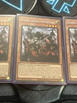Yugioh 3x Blazing Cartesia, the Virtuous Prismatic Secret MP23-EN162 - Image 2