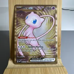 Mew ex Gold Metal Card NM 205/165 Scarlet & Violet 151 Pokemon Card - Image 1
