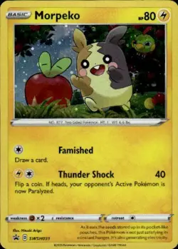 Morpeko Promo SWSH: Sword & Shield Promo Cards SWSH031 NM - Image 1