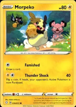Morpeko Promo SWSH: Sword & Shield Promo Cards SWSH116 NM - Image 1