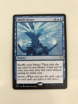 Mind's Desire MTG Magic the Gathering Card LP Lightly Played Commander C21 - Image 1