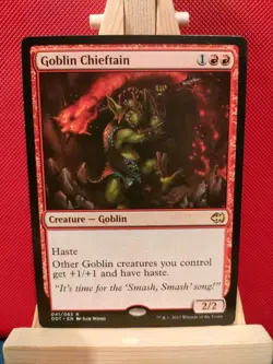 Goblin Chieftain - Duel Decks - Rare -NM/LP - MTG - Image 1