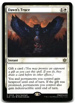 Dawn's Truce 9 Magic_the_gathering Bloomburrow - Image 1