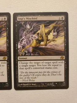 MTG Imp's Mischief X2 Planar Chaos Card # 72 - Image 3
