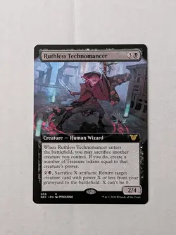 Ruthless Technomancer (Extended Art) Commander: Kamigawa: Neon Dynasty Regular - Image 1