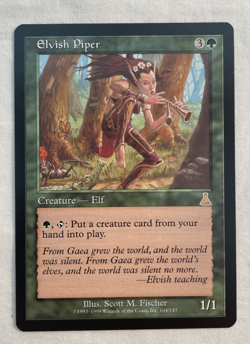 1x Elvish Piper Urza's Destiny MTG Magic the Gathering NM - Image 1