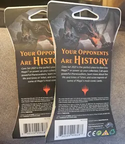 MTG Magic Core 2021 2) Sleeved Booster Packs - New - Image 2
