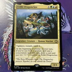 MTG Magic the Gathering Eshki Dragonclaw (182/471) Tarkir Dragonstorm NM M - Image 1