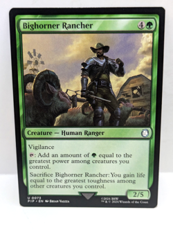 Bighorner Rancher - Fallout - Uncommon - Creature - Regular - PIP 0073 - Image 1
