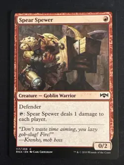 1x Spear Spewer (117) Ravnica Allegiance LP MTG Magic the Gathering x1 MKE - Image 1