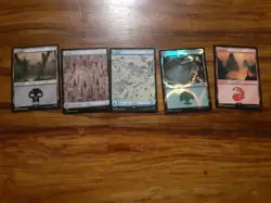 MTG Magic the Gathering 100 Basic Lands [20 of each colour, FREE extra lands] - Image 3