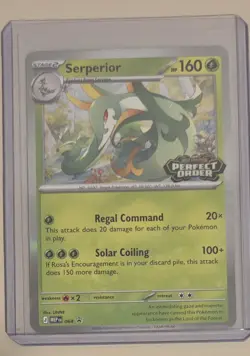 Serperior 064 Promo Perfect Order Prerelease Stamped Promo Pokemon TCG 2026 - Image 1