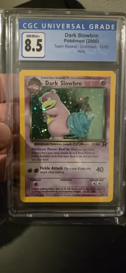 2000 POKEMON ROCKET #12 DARK SLOWBRO-HOLO CGC 8.5 Not PSA - Image 1
