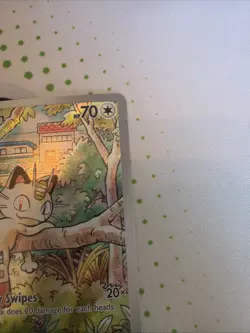 Pokemon Meowth 106/094 – Phantasmal Flames – English IR (Illustration Rare) ..II - Image 5