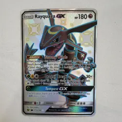 Pokemon Rayquaza GX Promo Holo Alternate Art 177A/168 180HP Basic TCG 6+ - Image 1