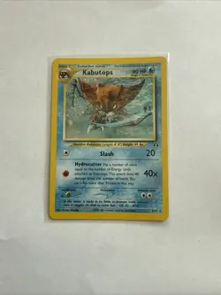 Pokemon TCG Kabutops Neo Discovery 6 Holo Unlimited Holo Rare NP NM - Image 1
