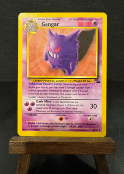 Pokemon Gengar Rare 20/62 Fossil Set WOTC Vintage 1999 NM/LP - Image 1