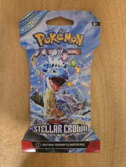 Pokemon TCG Stellar Crown Sleeved Booster Pack – 6 Packs – Factory Sealed - Image 3