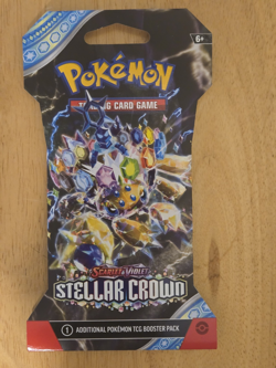 Pokemon TCG Stellar Crown Sleeved Booster Pack – 6 Packs – Factory Sealed - Image 4